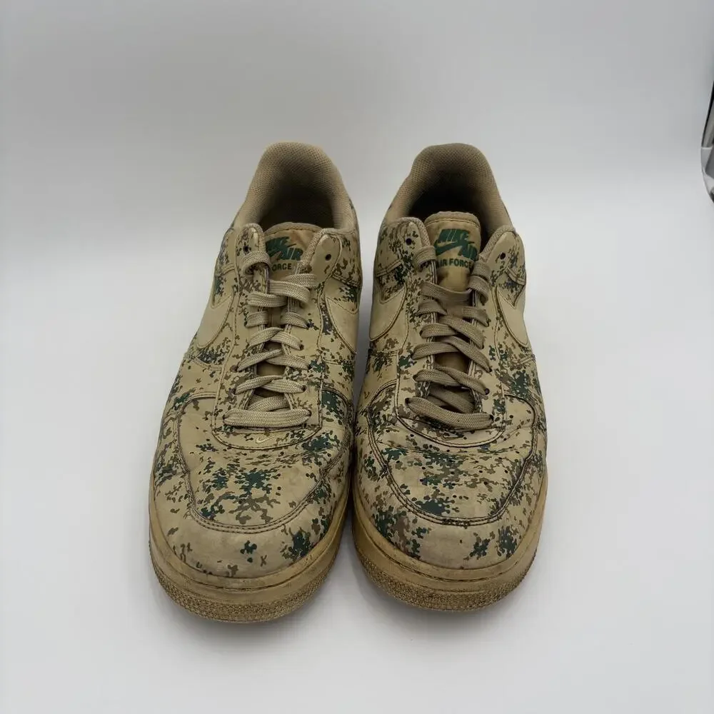 Nike Air Force 1 Low 2017 Desert Reflective Camo Sneakers Mens Size 12.5 Limited